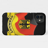 ドイツの国旗iPhone 5 カバー (裏面(横))