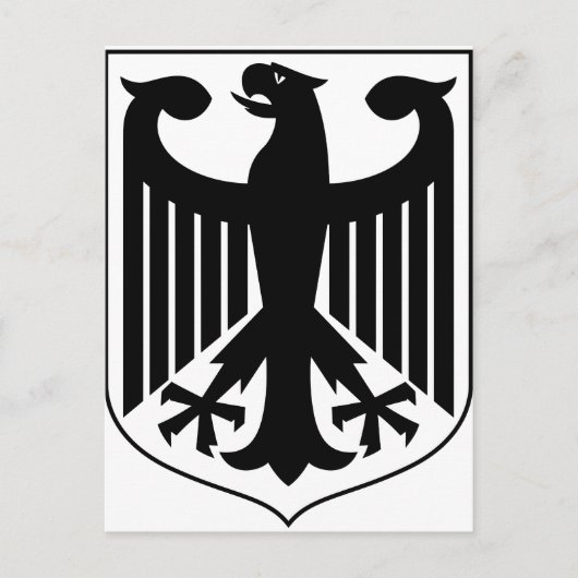 ドイツの国章 ポストカード (正面)