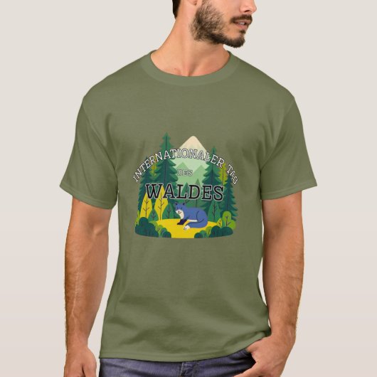 ドイツの国際森林デー Tシャツ (正面)