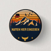 ドイツの地名カスタムデザイン 缶バッジ (正面)