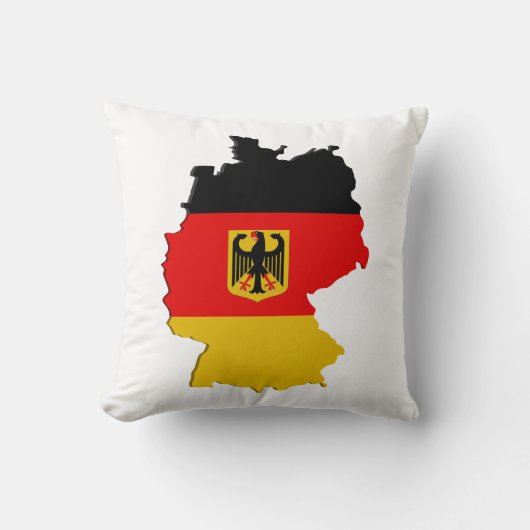 ドイツの地図 クッション (正面)