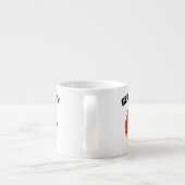 ドイツの地図 – ドイツ国旗 – ドイツの旅行 エスプレッソカップ (裏面)