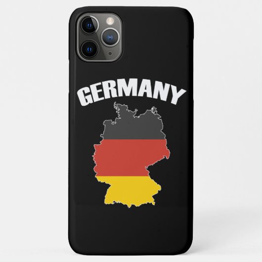 ドイツの地図 – ドイツ国旗 – ドイツの旅行 Case-Mate iPhoneケース (裏面)