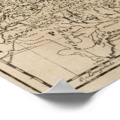 ドイツの地図 ポスター (角)