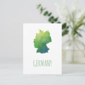 ドイツの地図 ポストカード (スタンド正面)