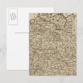 ドイツの地図 ポストカード (正面/裏面)