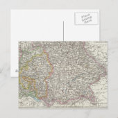 ドイツの地図 ポストカード (正面/裏面)