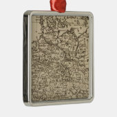 ドイツの地図 メタルオーナメント (右)