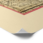 ドイツの地図（1800年） ポスター (角)