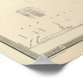 ドイツの地図US ポスター (角)