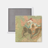 ドイツの地図US マグネット (正面/裏面)