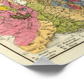 ドイツの地質図 ポスター (角)