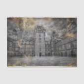 ドイツの城 | Steampunk Aschaffenburg Decopage 薄葉紙 (正面)