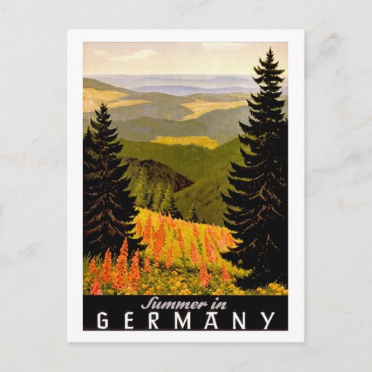 ドイツの夏 ポストカード (正面)