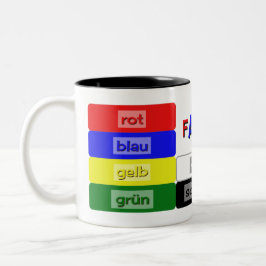 ドイツの学語彙 ツートーンマグカップ