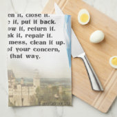 ドイツの家は台所布を支配します キッチンタオル (四つ折り)