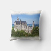 ドイツの家は城のノイシュヴァンシュタイン城の枕を支配します クッション (裏面)