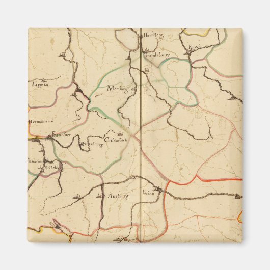 ドイツの川と谷 マグネット (正面)