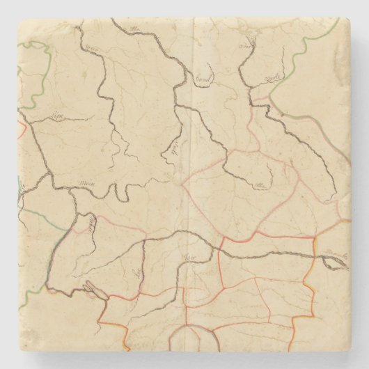 ドイツの川2 ストーンコースター (正面)