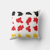 ドイツの州の旗 クッション (裏面)