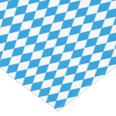 ドイツの州ババリア – 国旗の色パターン ショートテーブルランナー (コーナー)