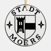 ドイツの市印 セラミックオーナメント (正面)