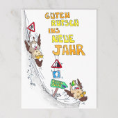 ドイツの年賀状 GUTEN RUTSCH ポストカード