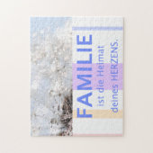 ドイツの引用文ファミリーDandelion種子花について ジグソーパズル (縦)