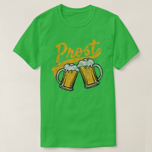 ドイツの応援ビール飲み動揺して放題 Tシャツ (デザイン正面)