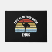 ドイツの文字ダスレベンのベッセルとのEMU ドアマット (正面)