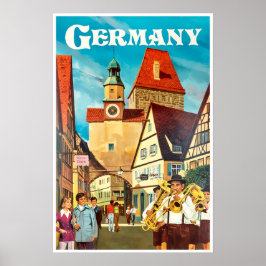ドイツの旅行ポスター ポスター