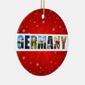 ドイツの旅行写真クリスマス セラミックオーナメント (右)