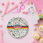 ドイツの旗が付いているドイツ項目 ペーパープレート (パーティー)