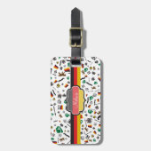 ドイツの旗が付いているドイツ項目 ラゲッジタグ (正面縦)