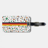 ドイツの旗が付いているドイツ項目 ラゲッジタグ (裏面横)