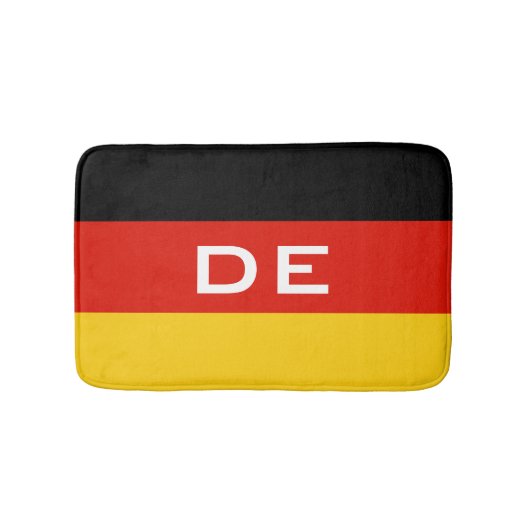 ドイツの旗のバス・マット|ドイツの浴室の敷物 バスマット (正面)