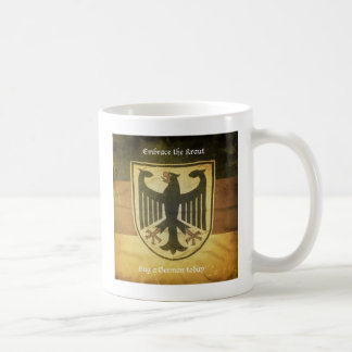 ドイツの旗のマグ コーヒーマグカップ