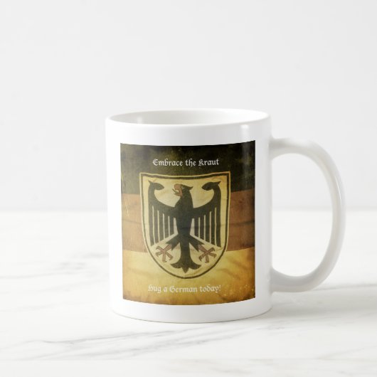 ドイツの旗のマグ コーヒーマグカップ (右)
