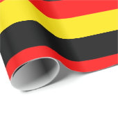 ドイツの旗の包装紙 ラッピングペーパー (ロールコーナー)