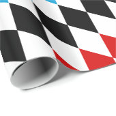 ドイツの旗の色 青いダイヤモンド オクトーバーフェスト ラッピングペーパー (ロールコーナー)