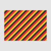 ドイツの旗は着色されたストライプなパターンをインスパイア 薄葉紙 (正面)