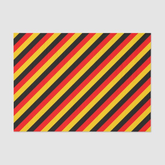 ドイツの旗は着色されたストライプなパターンをインスパイア 薄葉紙 (正面)