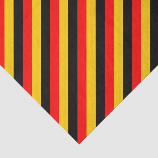 ドイツの旗は着色されたストライプなパターンをインスパイア 薄葉紙 (詳細)