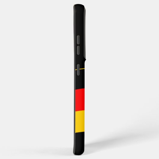 ドイツの旗を振る SAMSUNG GALAXYケース (右側面)