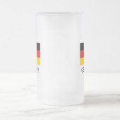 ドイツの旗ドイツのためのカスタムなビールジョッキのマグ フロストグラスビールジョッキ (中央)