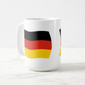 ドイツの旗マグカップ コーヒーマグカップ (正面左)