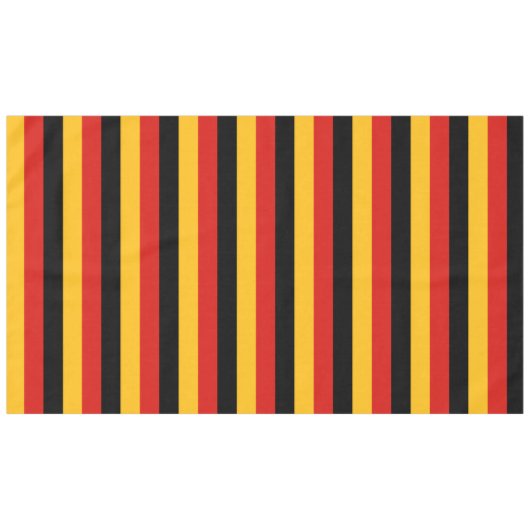 ドイツの旗色 + あなたのアイディア テーブルクロス (正面(横))