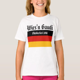 ドイツの旗色 + あなたのアイディア Tシャツ