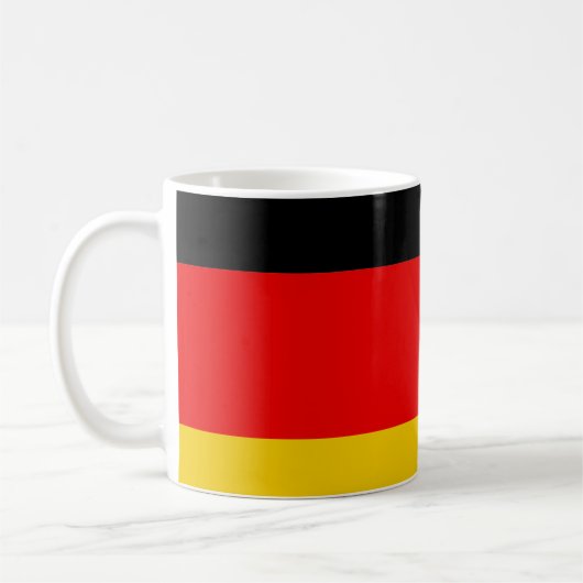 ドイツの旗 コーヒーマグカップ (左)