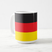 ドイツの旗 コーヒーマグカップ (正面左)
